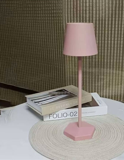 lampe- de- table- sans- fil-rose